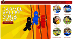 Desktop Screenshot of carmelvalleyninjacamp.com